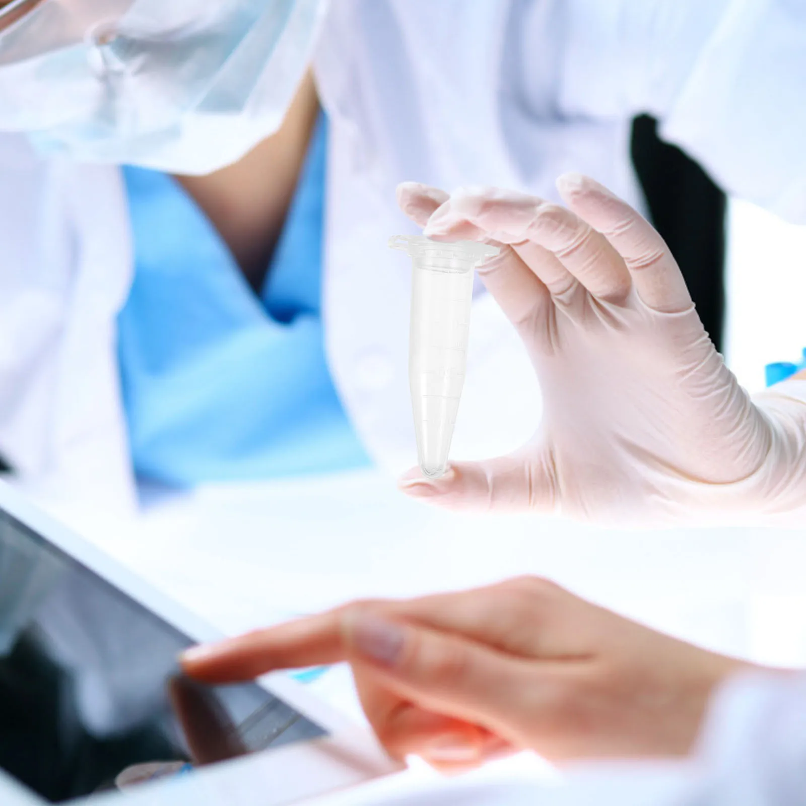 

2500 Pcs Tube Seed Flask Tubes Plastic Test Conical Sample Bottles Small Candy with Press Cover