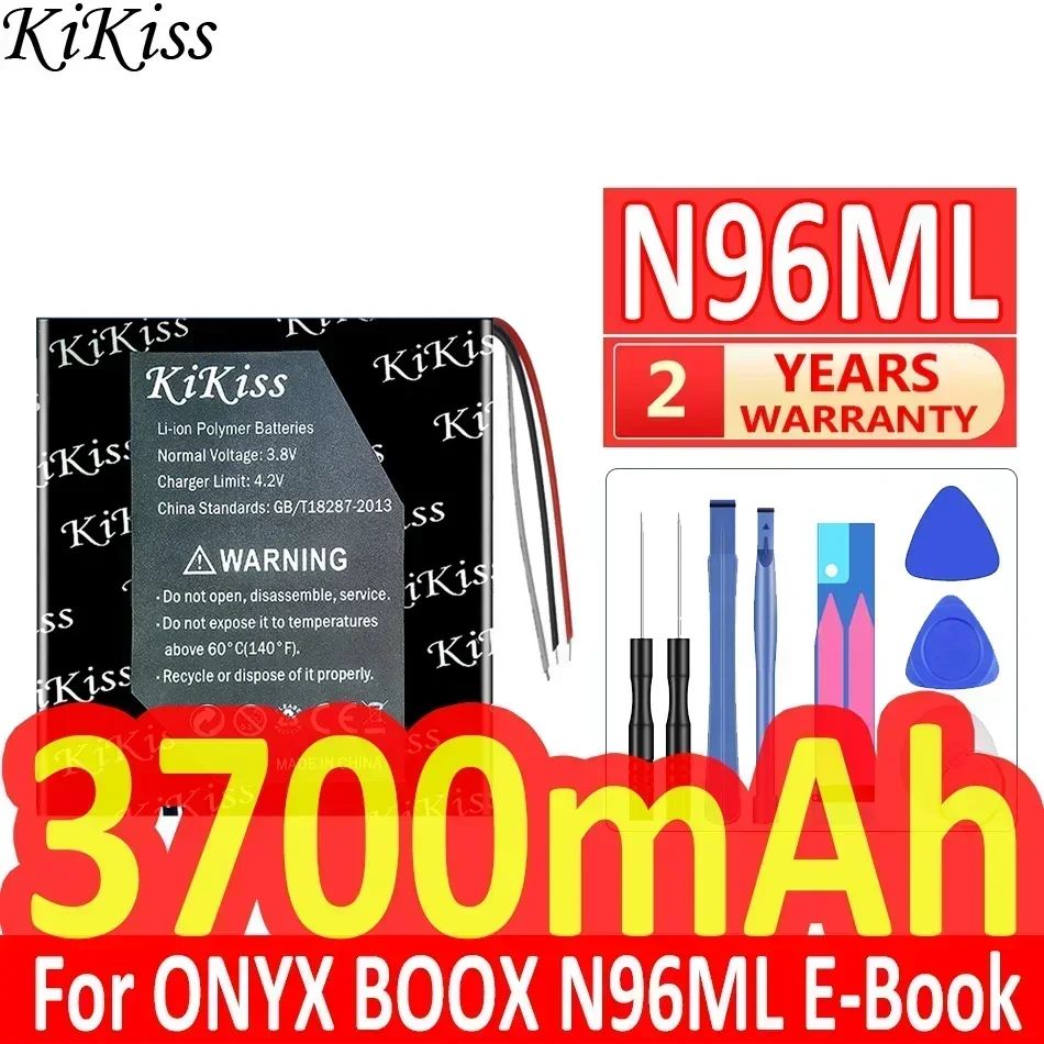 KiKiss Battery 3700mAh For ONYX BOOX N96ML E-Book Digital