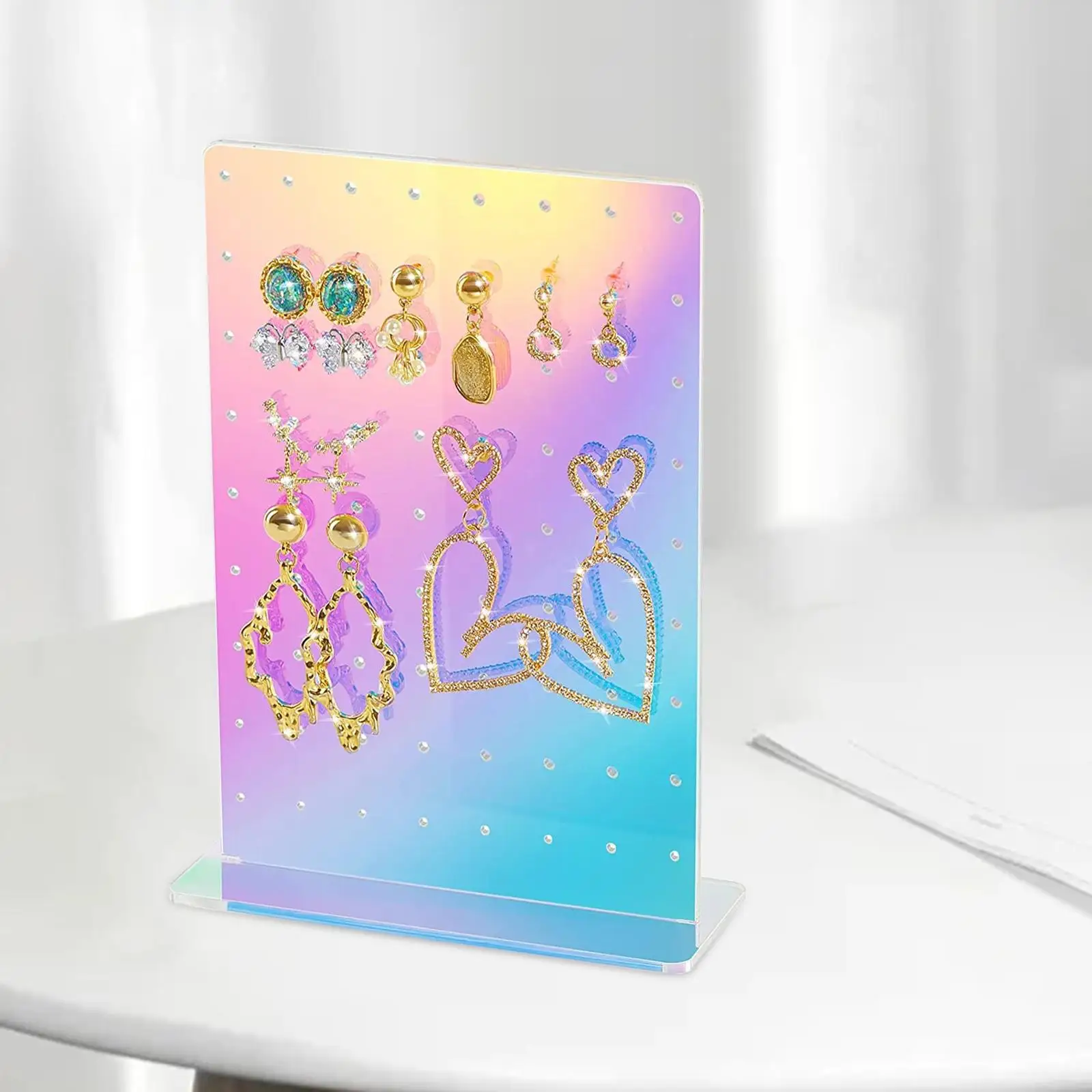 

Яркий органайзер для сережек для женщин — элегантное решение для хранения на 36 пар