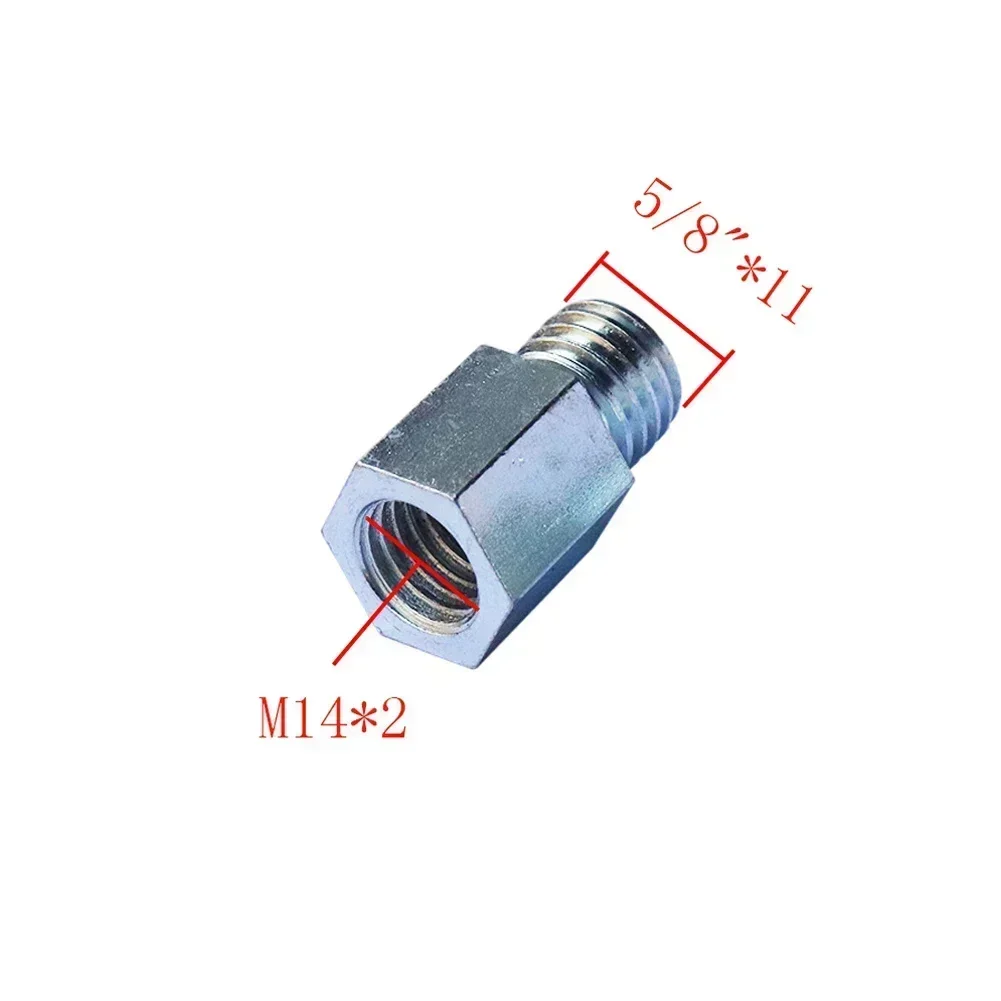 Imagem -04 - Adaptador Conversor de Conector de Interface de Moedor de Ângulo 1.5 mm Passo de Rosca Prata M10 M16 Adaptador para Polidor de Moedor de Ângulo