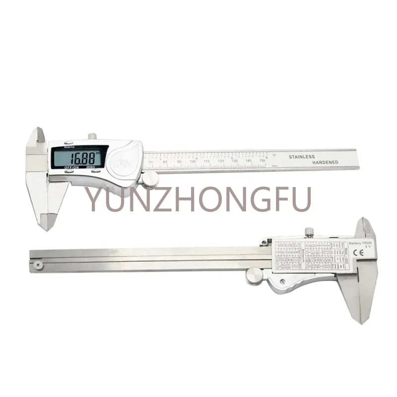 2023 LCD Screen Electronic Digital Caliper High Precision Metal Stainless Steel Vernier Caliper 0-150mm Measure Tool