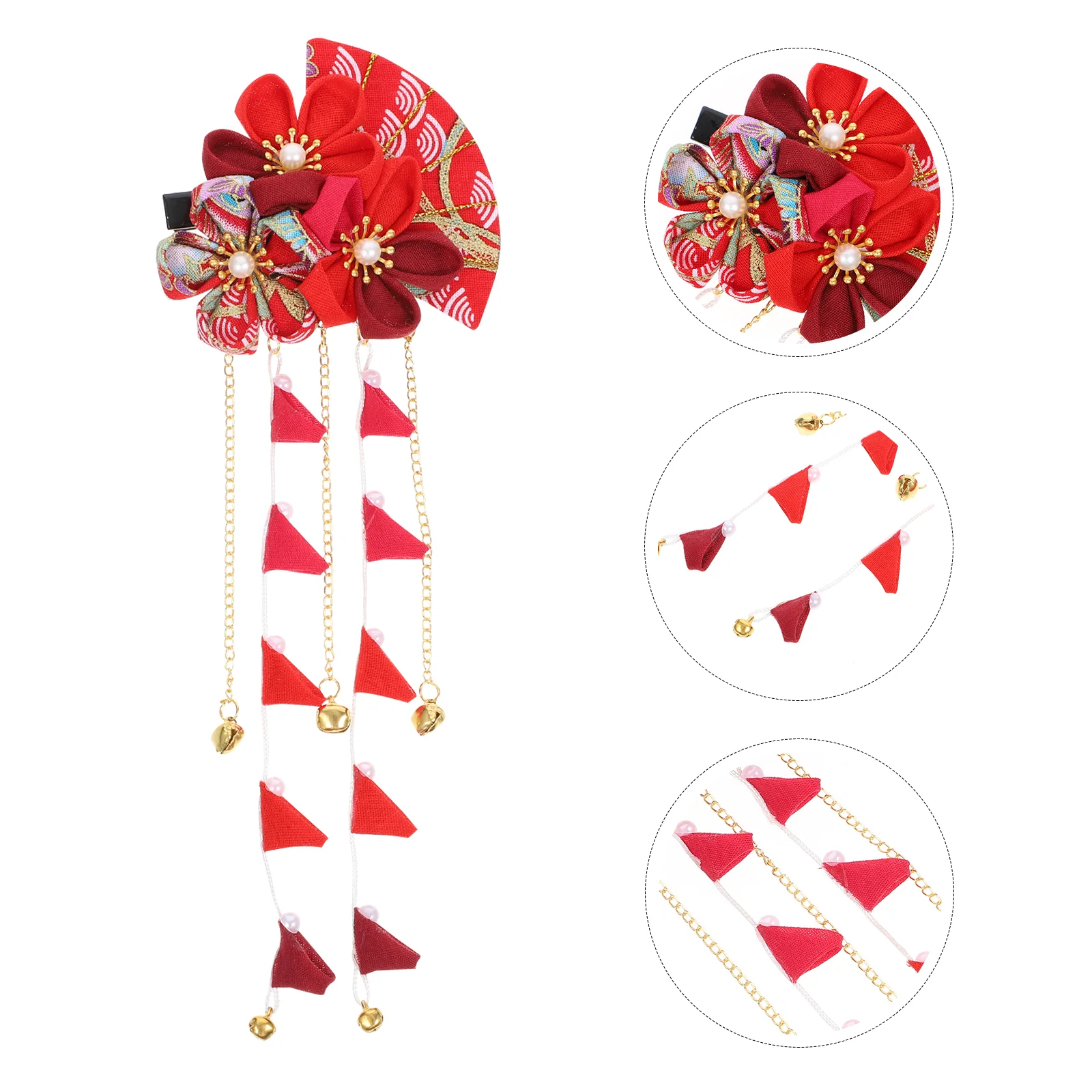 

120 pcs Japanese Style Hair Clips Bridal Women Hairpin Bride Flower Wedding Headdress Exquisite Detail Daily Travel