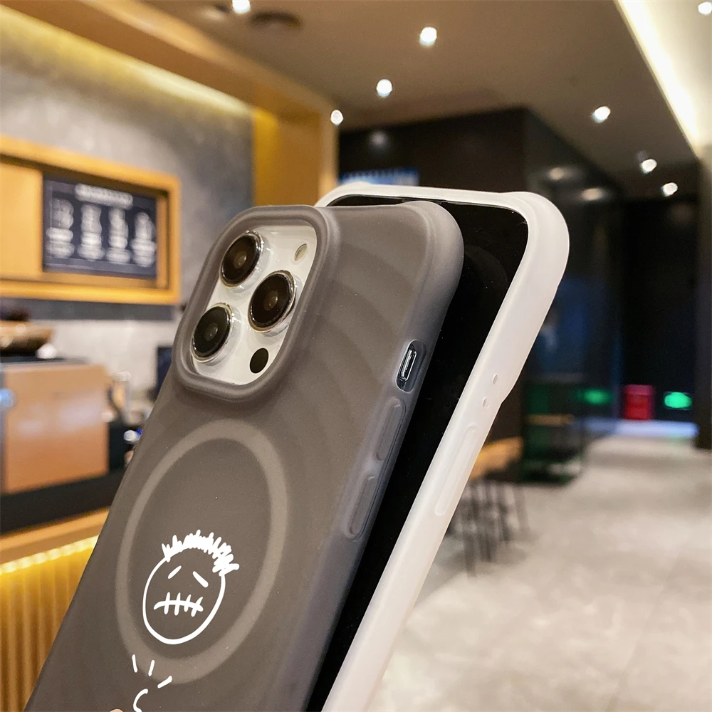 Luxury Travis Cactusjack Liquid silicone Magnetic for Magsafe wireless charge case for iPhone 15 14 13 12 11 14 Pro Max Cover