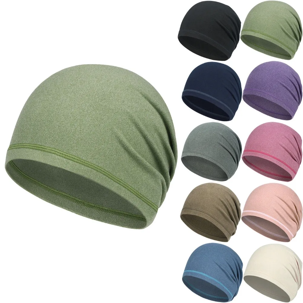 

Winter Skull Cap Cycling Helmet Liner Running Skiing Ear Warmer Covers Thermal Fleece Windproof Beanie Hat for Men Women