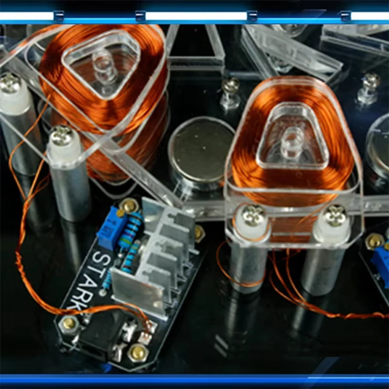 Modelo de Motor de disco de 8 bobinas, Motor de alta potencia, generador sin hierro, modelo pseudo máquina de movimiento perpetuo, regalo, juguetes educativos