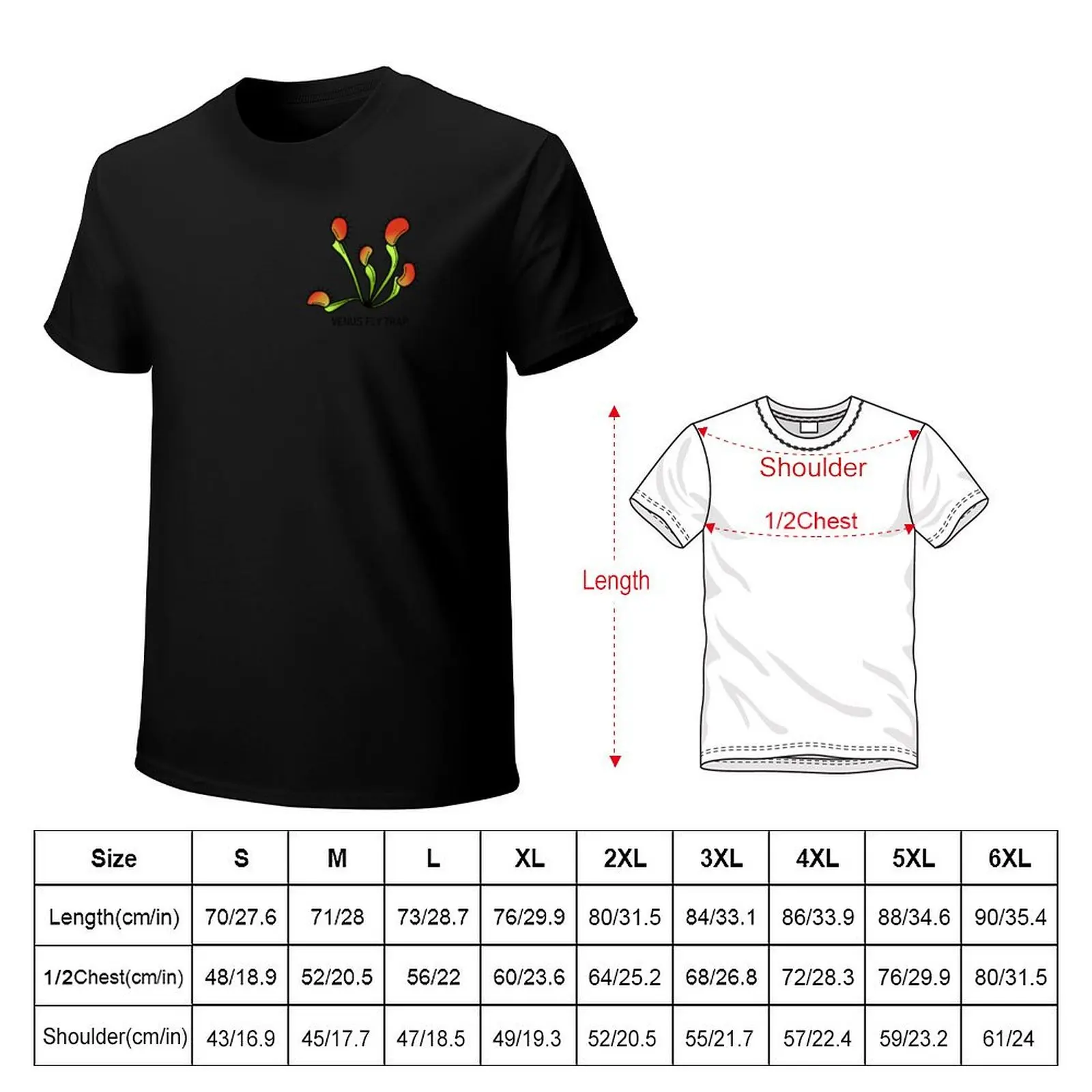 Venus Fly Trap Dionaea Muscipula Carnivorous Plant Gift T-Shirt Lightweight Gym Training T-Shirt