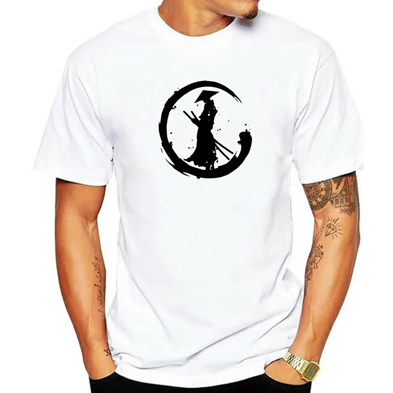 Cool Pure Cotton Round Neck Japan Samurai Martial Arts Tee Shirt Interesting Custom Man's T Shirt