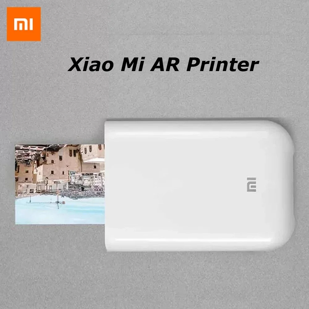 Xiaomi mijia AR Printer 300dpi Portable Photo Mini Pocket With DIY Share 500mAh picture printer pocket printer With Print Paper