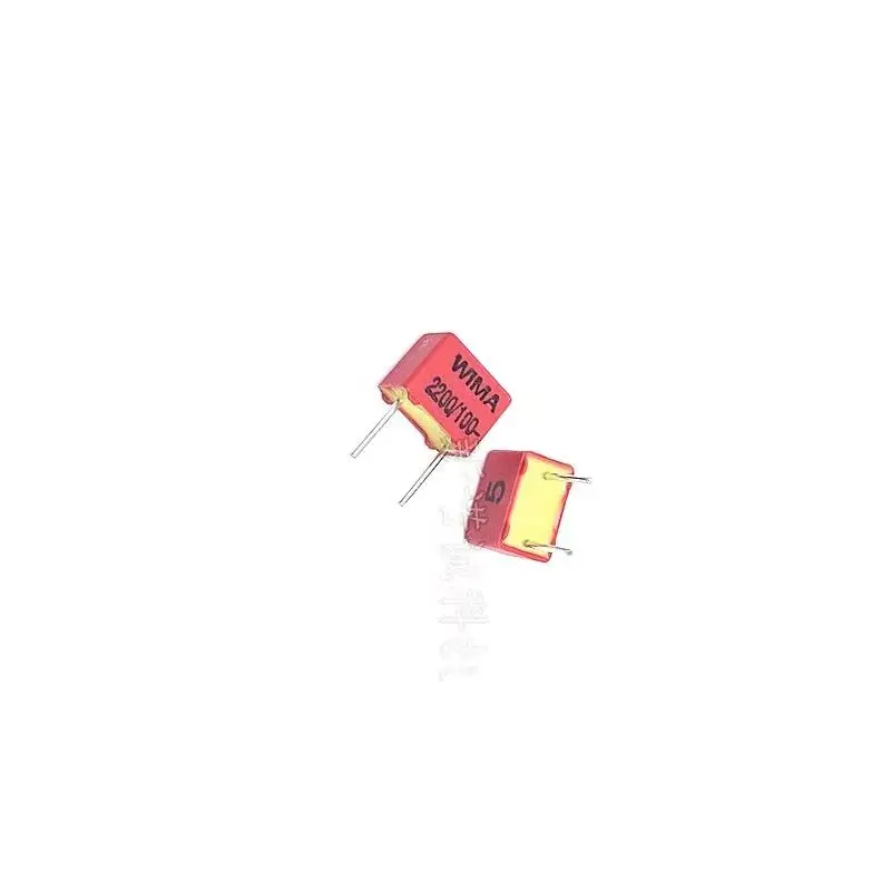 10pcs/German Weimar Capacitor 100V 222 0.0022UF 100V 2200PF FKP2 Foot Distance 5mm