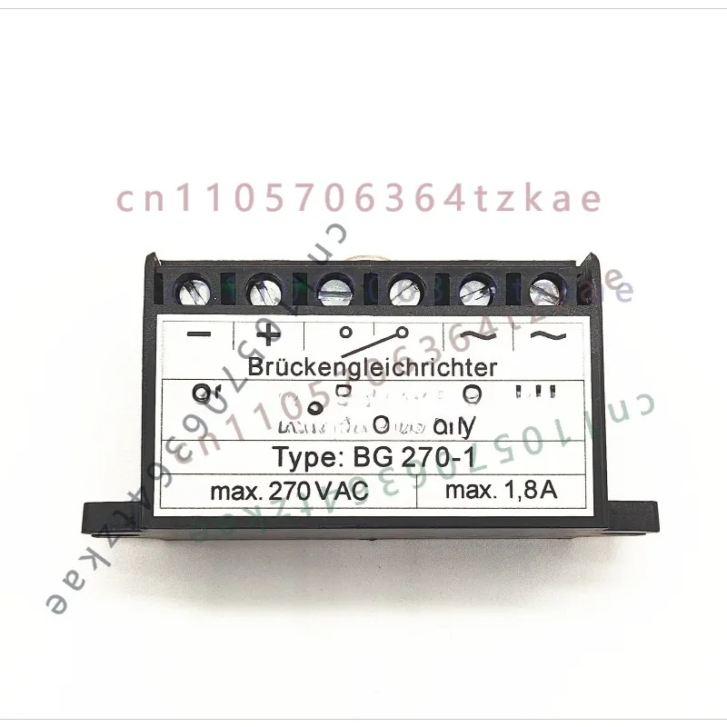 1pcs BG 270-1 Bridge Motor Brake Rectifier Max.270VAC Max.1.8A Brake Rectifier Module