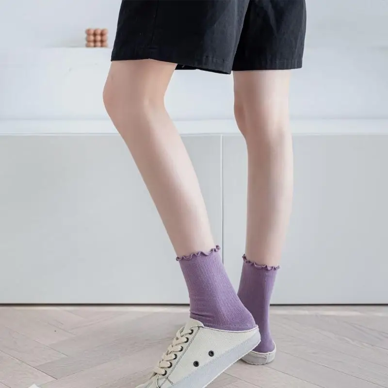 

Frilly Nocks Flop Носки Tabis Split Toe носки повседневные носки лодыжки высокие носки
