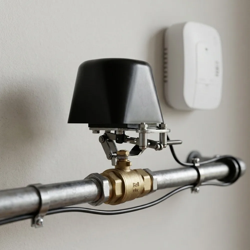 Automatic Shutoff Valve Actuator 12V DC for Residential Water Supply and For Gas Pipeline with Leak Sensing Technology