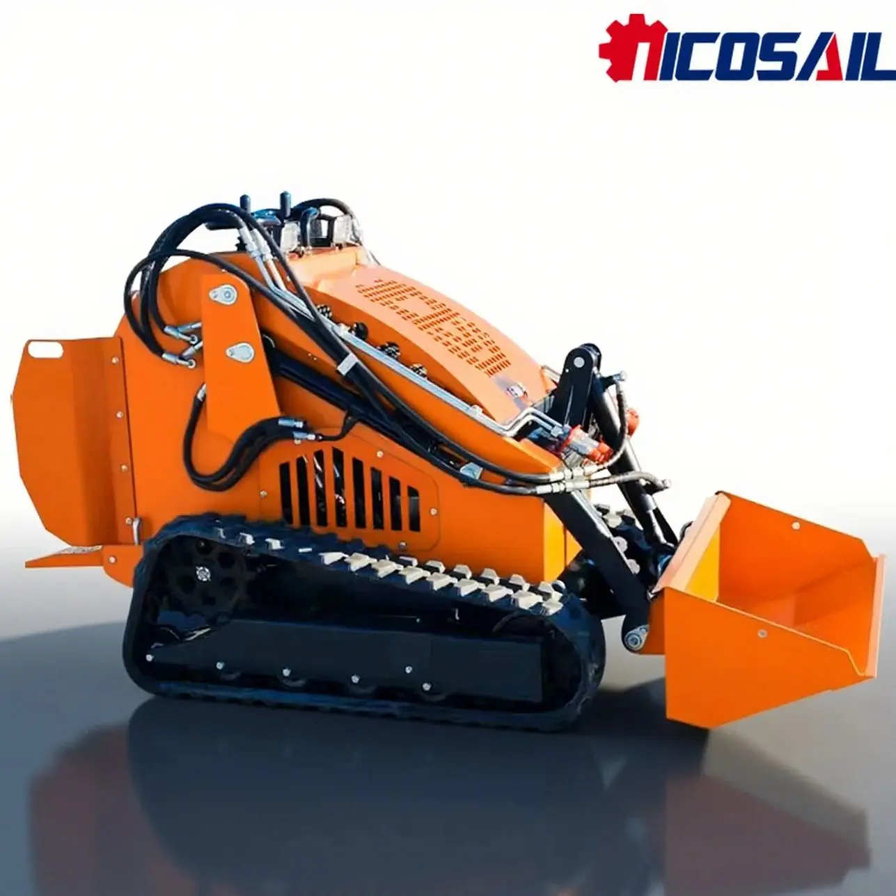 

High quality Chinese made track type skid steer loader with Kubota engine, easy to operate, low fuel consumption