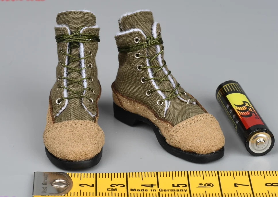 1/6 Flagset FS 73045B Asia Highland Wolf Soldier Warrior Guard Military Hollow Shoe Boots Gloved Hand Model Fit 12