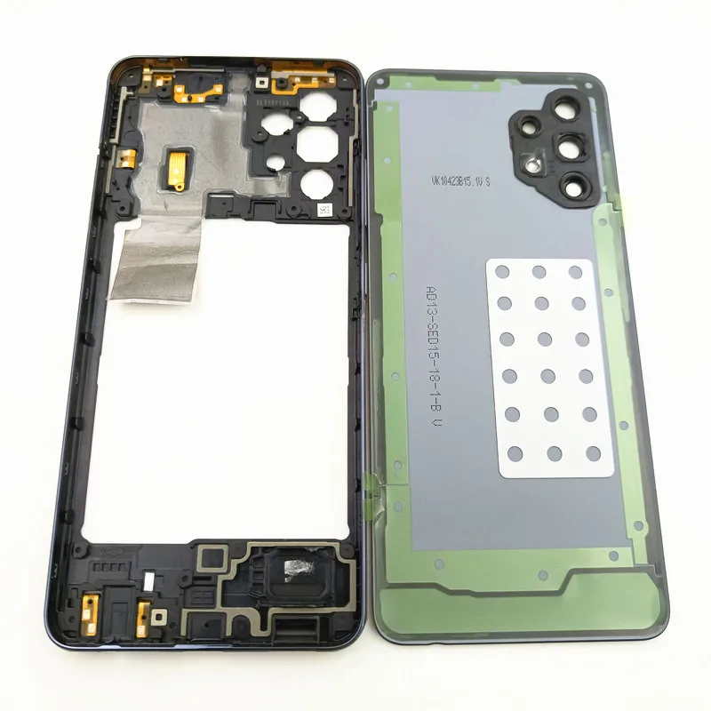 Full Housing Case For Samsung Galaxy A32 5G 4G A326 A325 Middle Frame Cover+Battery Back Cover Rear Door Cover Repair parts