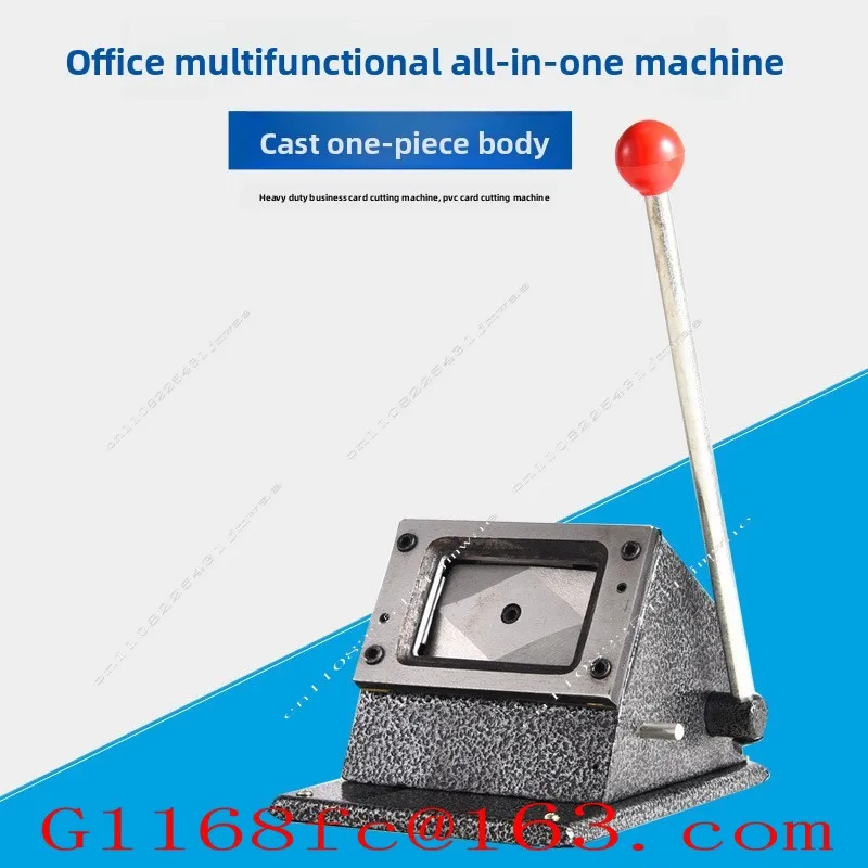 High Quality Professional Heavy-duty Card Cutting Machine 86 * 54 Rounded PVC Certification Card Machine
