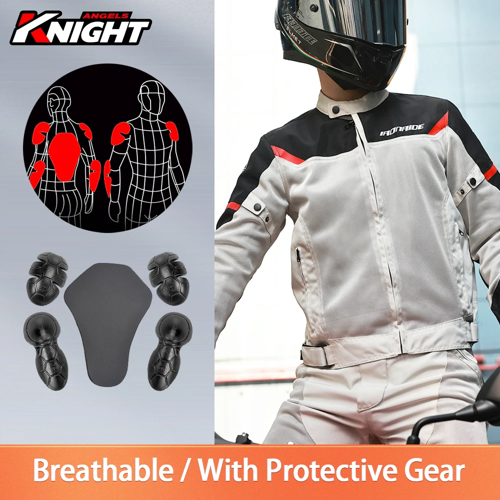 

Мужская мотоциклетная куртка, летняя дышащая износостойкая одежда для езды на мотоцикле, одежда для езды на мотокроссе с защитным снаряжением M-3XL