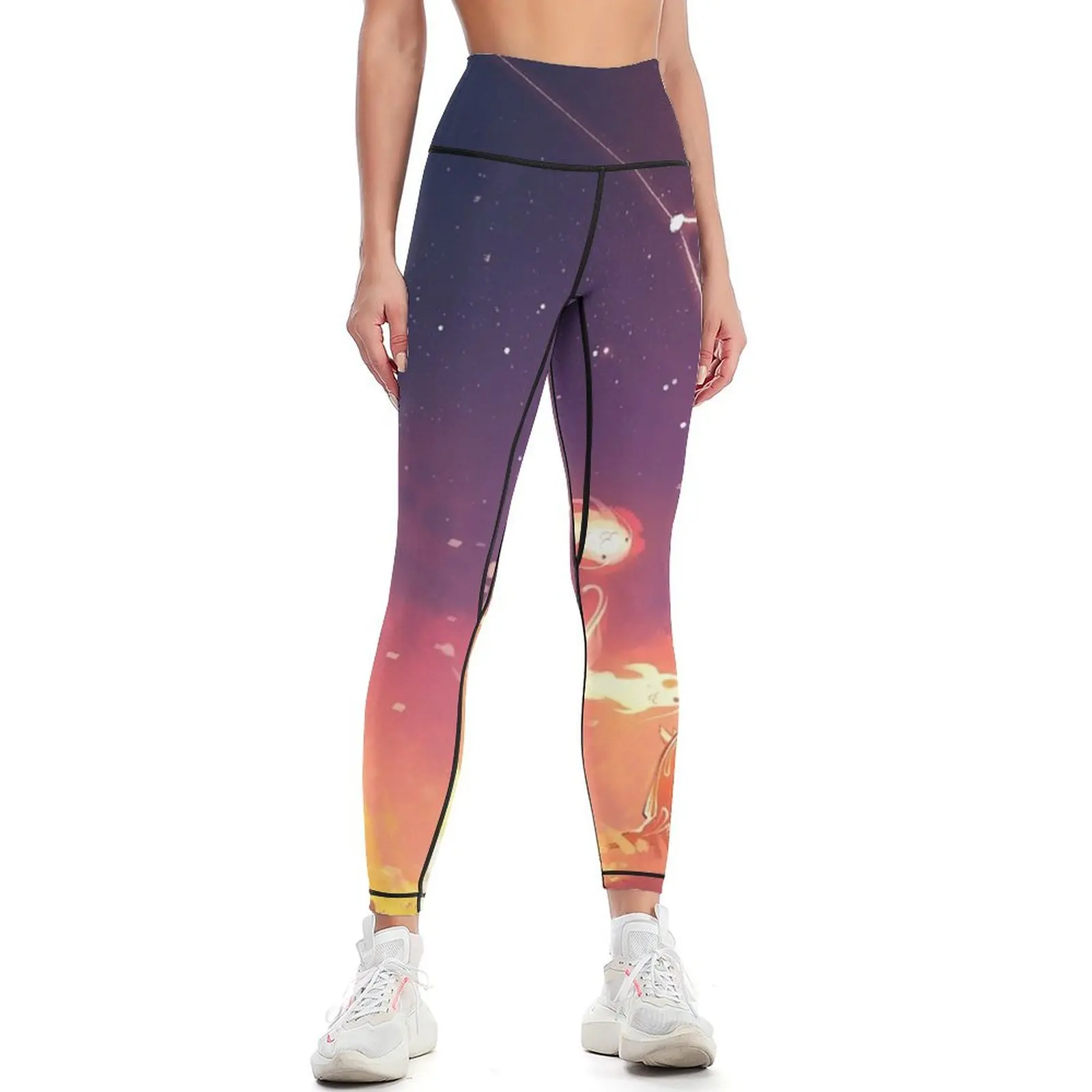 Sky Dancer Leggings jogging pants harem pants Womens Leggings