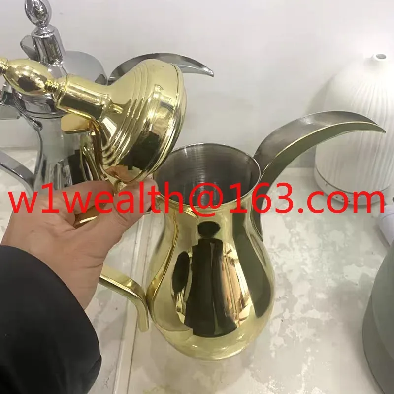 Stainless steel Middle Eastern pot, Arabic coffee pot, warm kettle tea