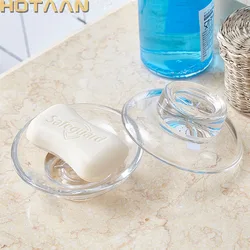 Solid ,transparent glass soap dish bathroom accessory,bathroom soap dish, matte glass soap dish,.,YT-7101