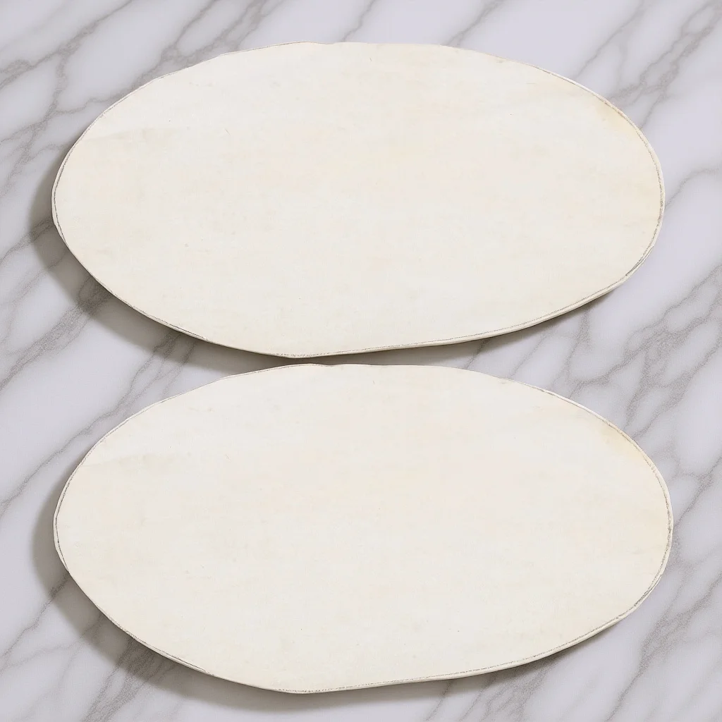 

2pcs Drum Heads 40Cm Goat Skin Replacement For African Drum Rich Tone Percussion Parts Repairing Accessory Musical Instrument