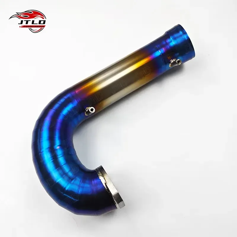 High Performance Charge Pipe Set for Honda Civic FL5 Titanium Brushed Blue Burnt Intake Pipe Exhaust System Type