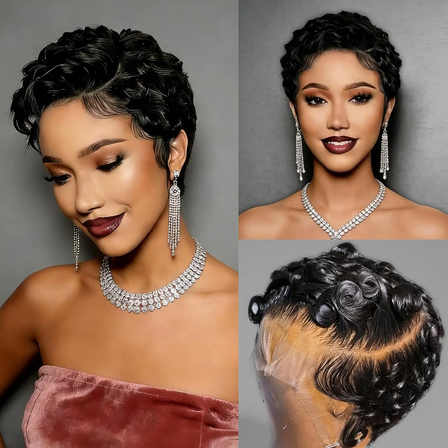 parrucche-bob-corte-13x4-con-pizzo-frontale-onde-profonde-capelli-umani-pre-piumate-onde-acqua-taglio-pixie-trasparenti-180-densita