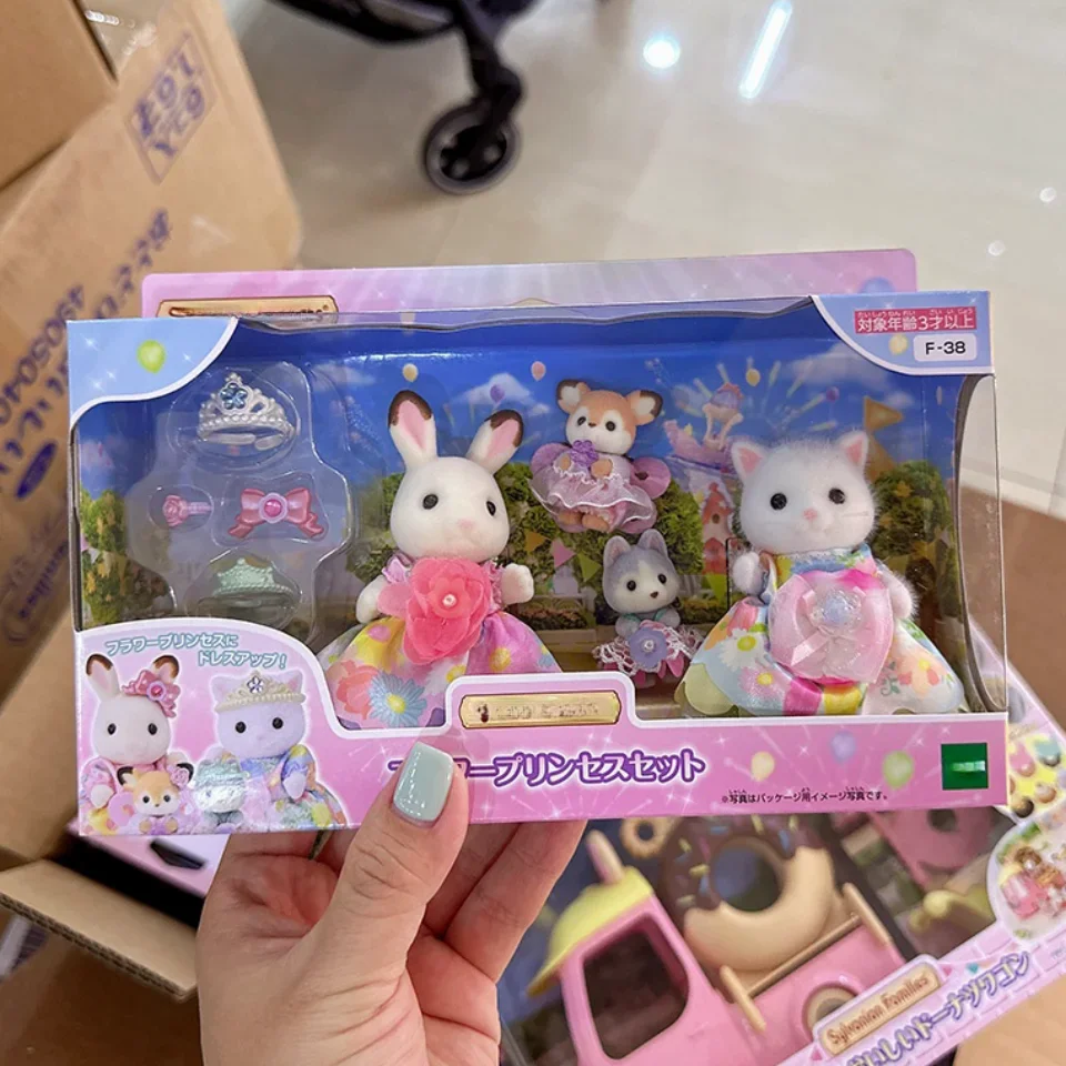 Original Sylvanian Families Ternuwheels Box Cheap About Accessories Set Kinder Cutter Baby Toys Gift