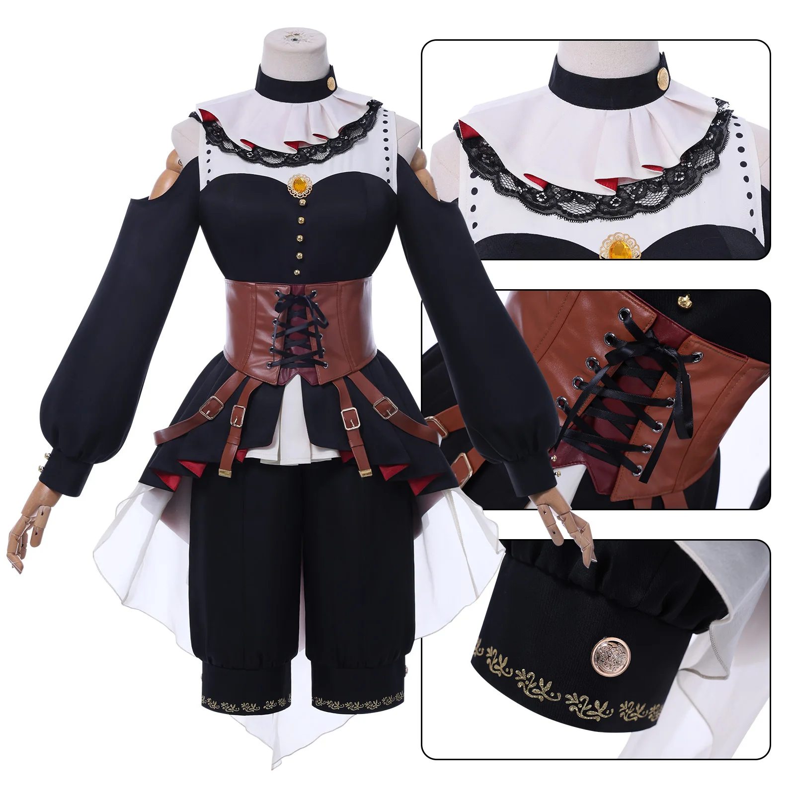 أزياء بانج دريم أفيوجيكا التأثيرية على شكل مثلث هانا 2D ملابس على شكل شخصية #4