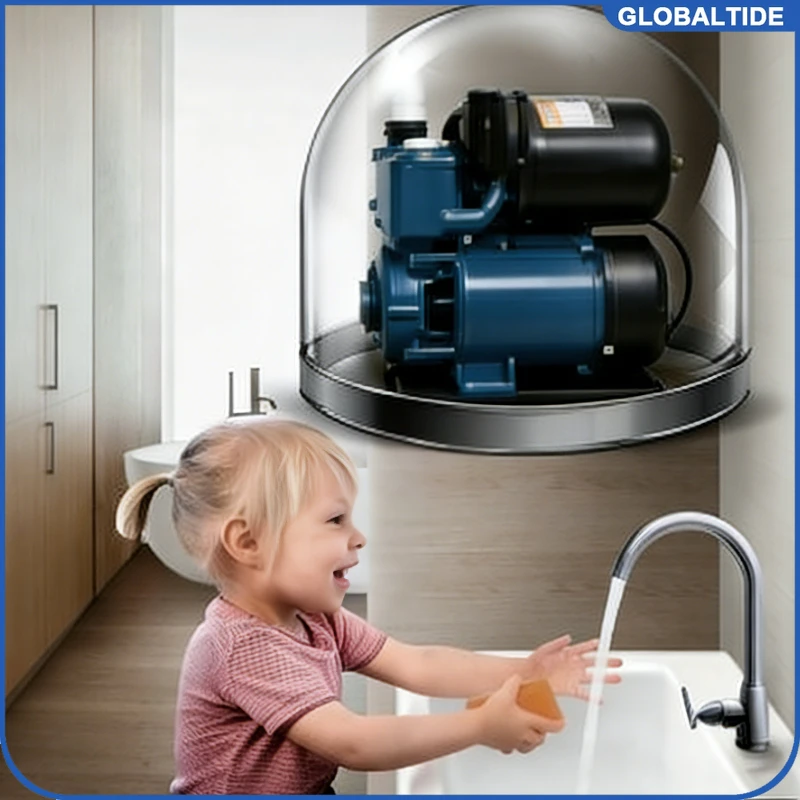 

Электрический самовсасывающий насос 220В для горячей/холодной воды, солнечный циркуляционный бесшумный повыситель давления для трубопроводов, для систем водоснабжения бытового назначения