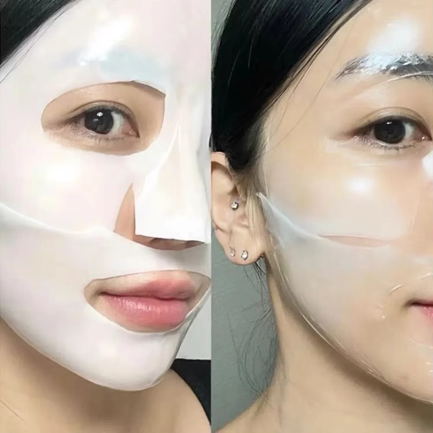 Bio-Collagen Real Deep Mask Anti-Wrinkle Lifting Face Mask With Hydrolyzed Collagen Reverse Film Volume Peel Off Mask Products