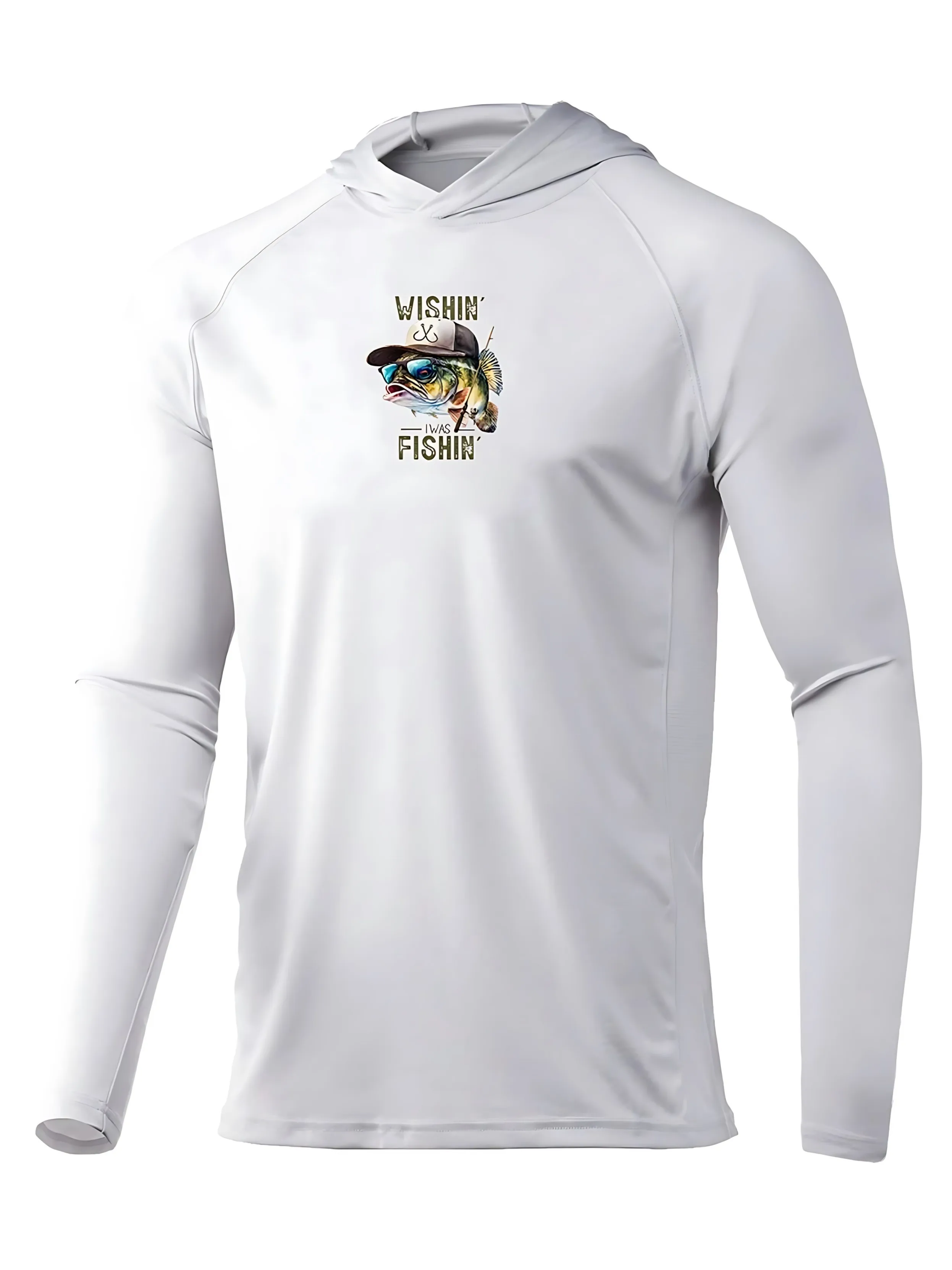 2026 New Model UV-Resistant Fishing Shirt with Long Sleeves and Hooded Collar - UV-Resistant Fishing Mask Clothing view 3