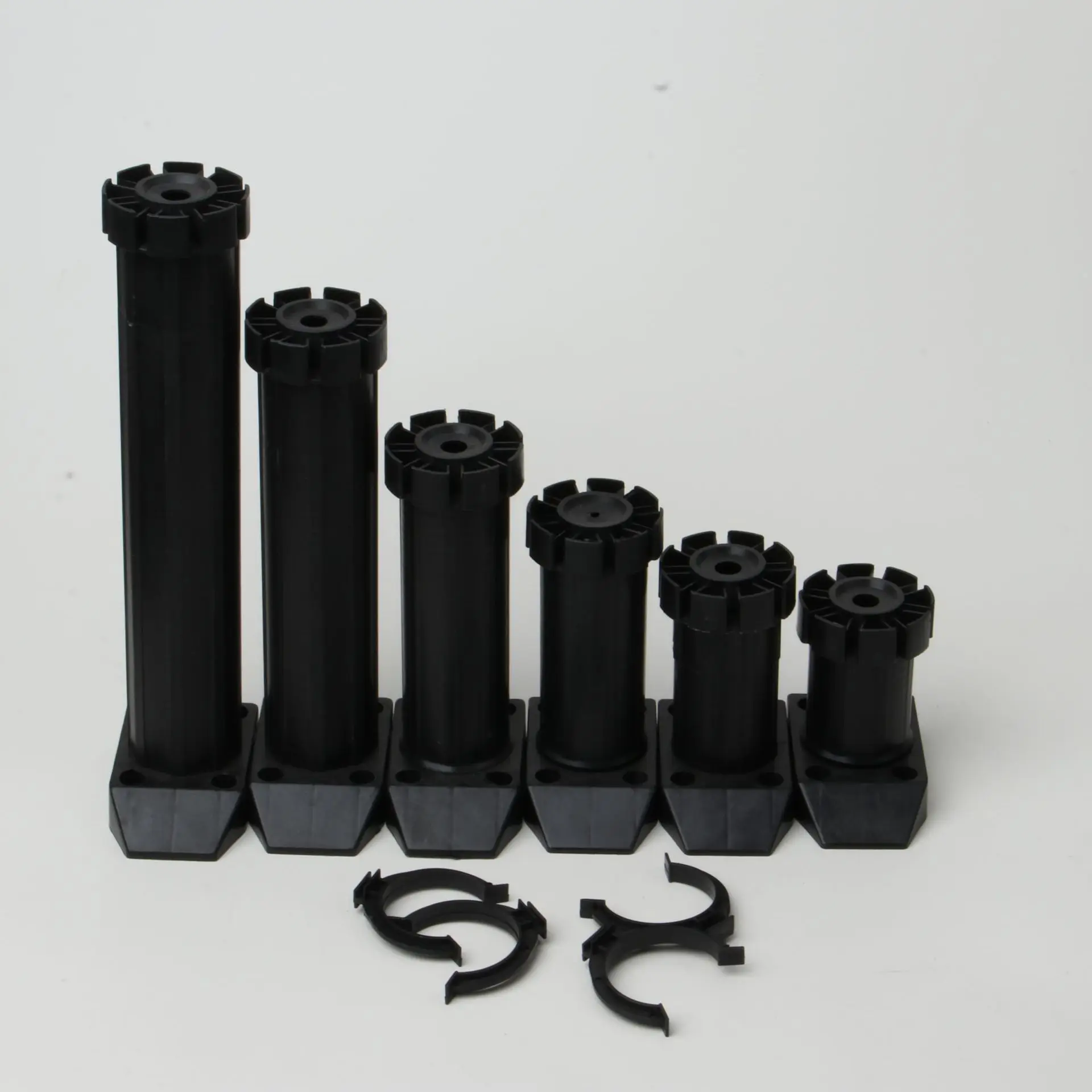 12Pcs Heavy Plastic Kitchen Cabinet Levelers With Toekick Clips image 5