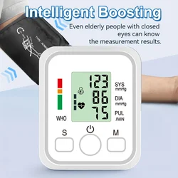 Blood Pressure Monitor Digital Tonometer Upper Arm Blood Pressure Meter Automatic BP Pulse Medical Sphygmomanometer