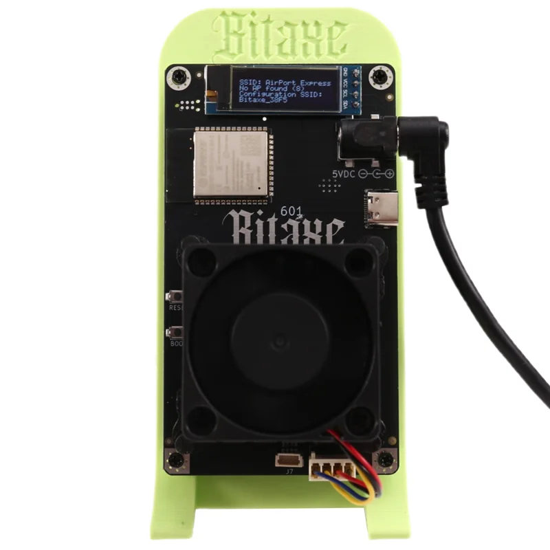 

Qy-Bitaxe Gamma 601 1.2TH/S Solo Bitcoin Miner, 18-22W Power, BM1370 Asic, AU Plug From Antminer S21 Pro