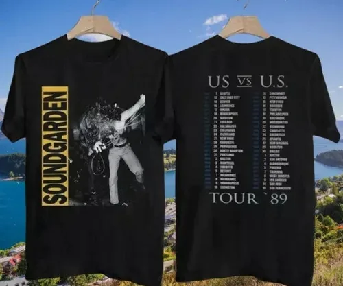 Camiseta Soundgarden más ruidosa que el amor de la gira 1989 |   Camiseta vintage de la banda Grunge |   Tallas