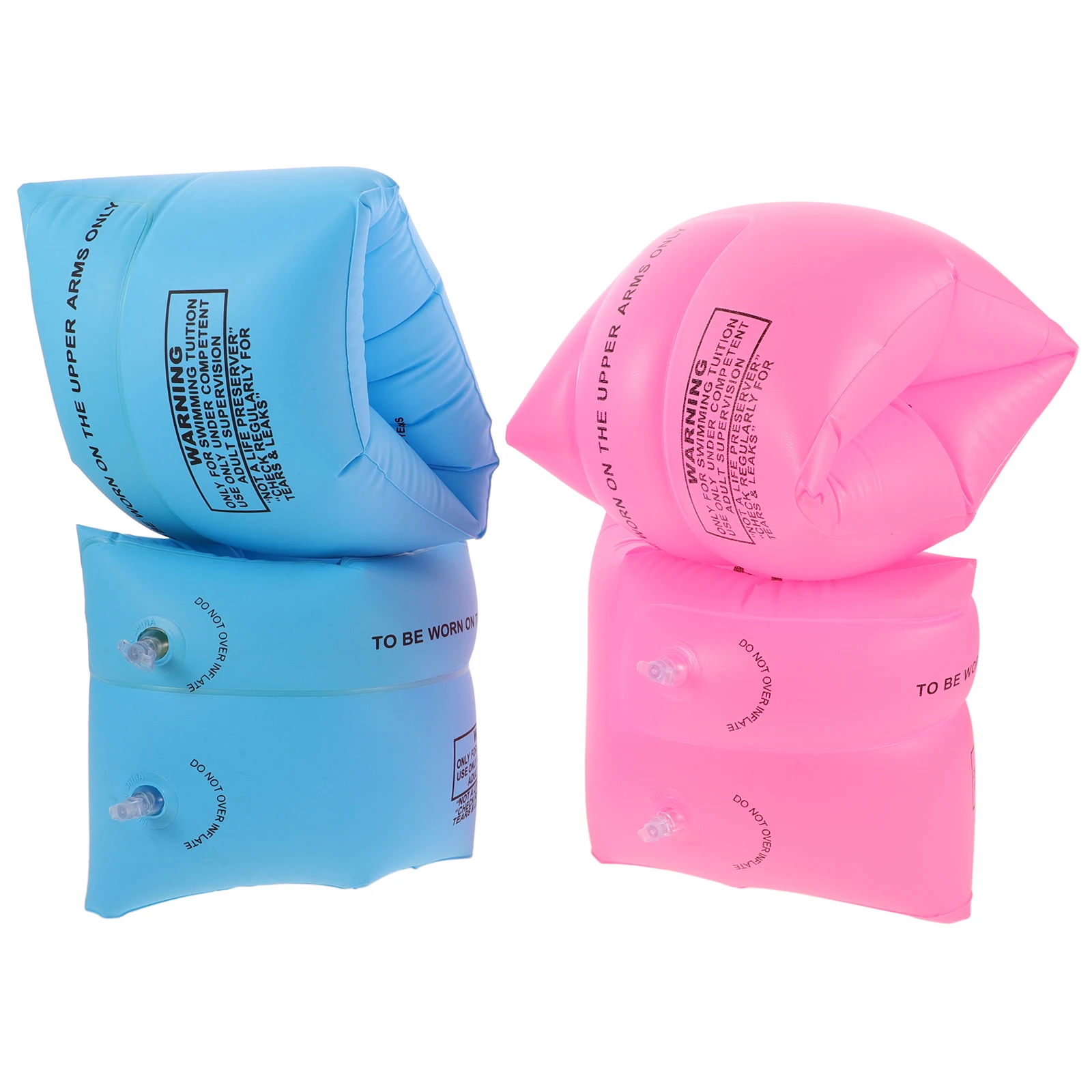 

Inflatable Pvc Swimming Armbands Double Design Comfortable Adult Arm Floats Lightweight For Pool Party