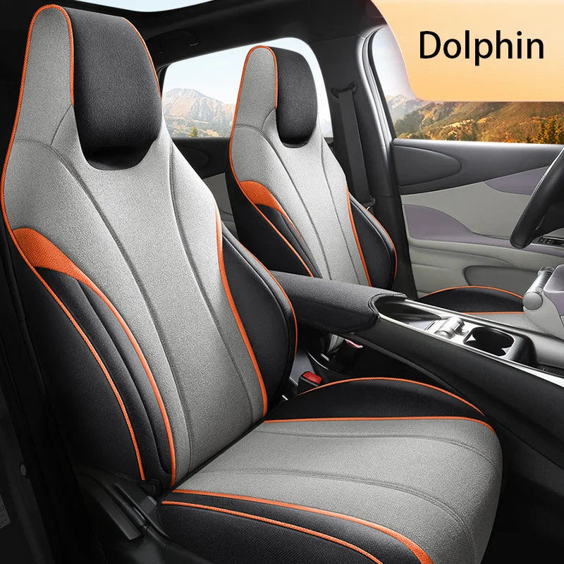 

BYD Dolphin Five-Seat Car Seat Covers Full-Coverage Design Multiple Colors Available Vehicle-Specific Fit