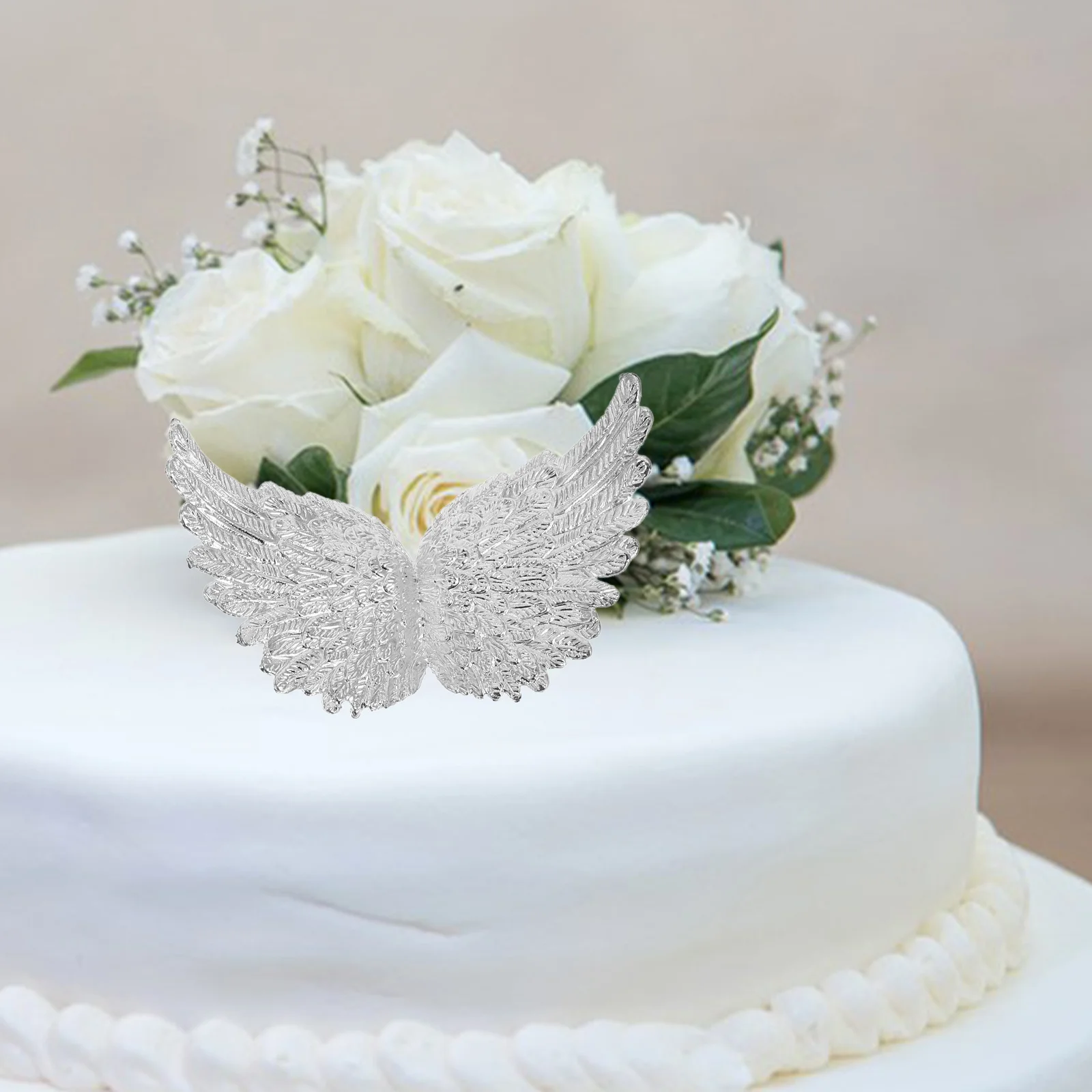 

24pcs Angel Wing Decoration Mini Wings For Cake Decor Diy Crafts Accessories Plastic Wing Ornament Party Craft Supplies