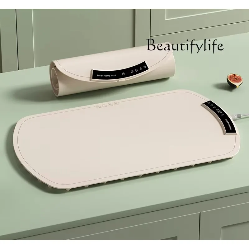 X Vegetable Warming Board Hot Dishes Household Dining Table Mat Heating Plate Folding Multifunctional Meal Insulation Board