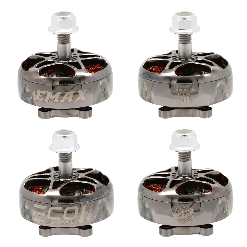4 Stück EMAX ECO II 2807 6S 1300KV 5S 1500KV 4S 1700KV Bürstenloser Motor – Detail 14