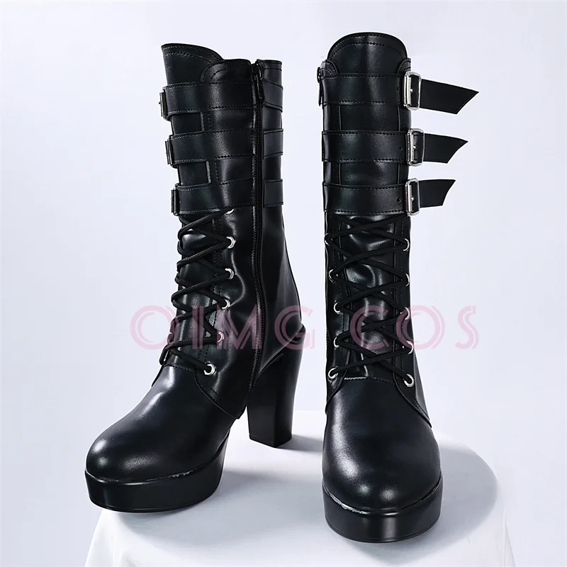 Zenless zona zero ukinami yuzuha cosplay sapatos anime estilo chinês para o jogo masculino de halloween