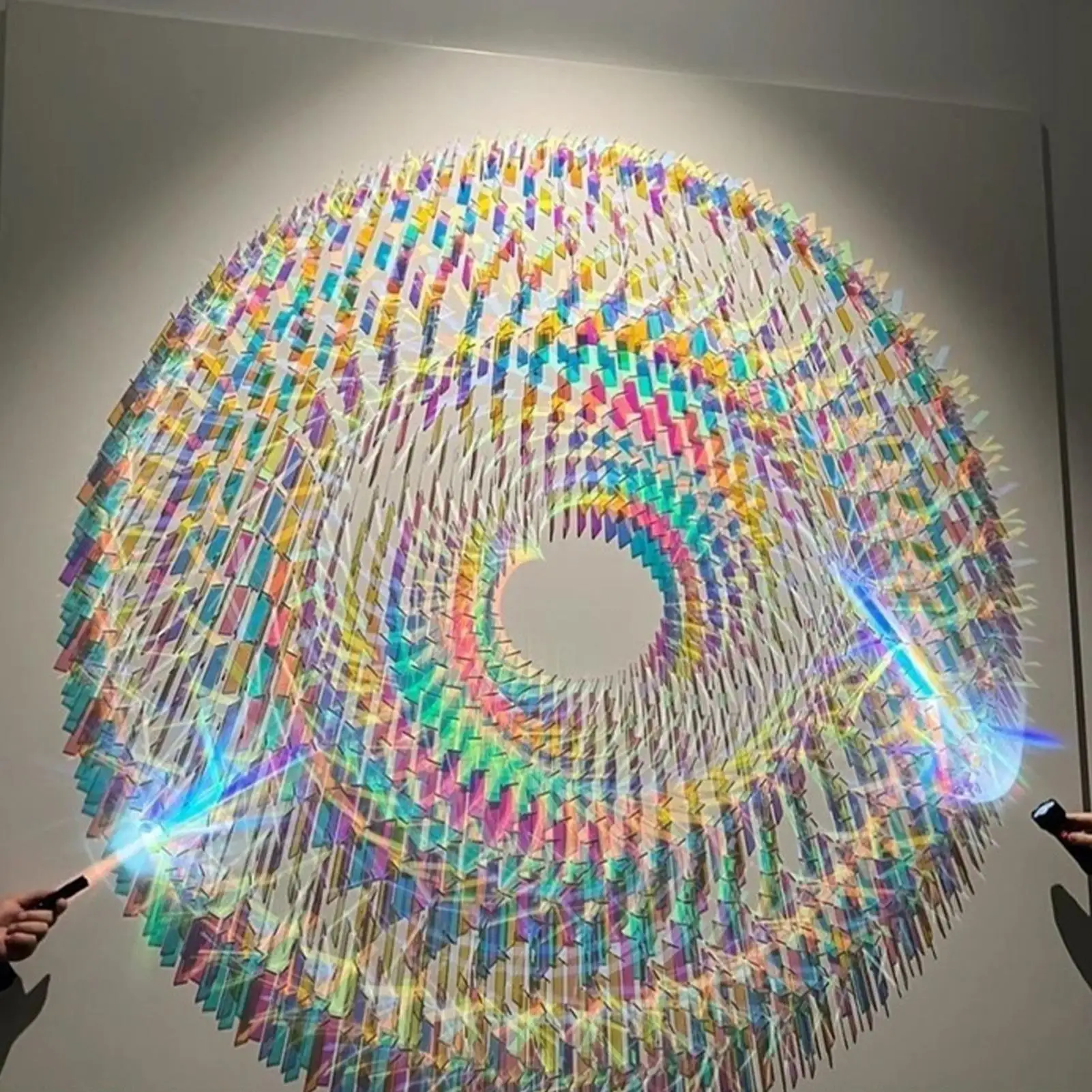 Láminas Acrílicas Arcoíris, 100 Piezas de Placas Acrílicas de Doble Cara de Colores para Manualidades, Exhibiciones, Fiestas, Bodas, Aulas y Oficinas