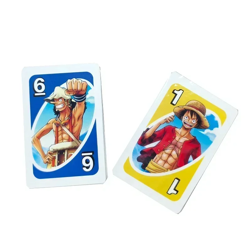 Anime UNO Games One Piece AND NARUTO Minions  Card Game Family Funny Entertainment Board Game Poker Cards Game Gift Box