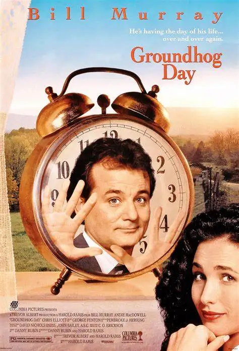 Groundhog Day Movie ,Art Picture Print Silk Poster ,Home Wall Decor