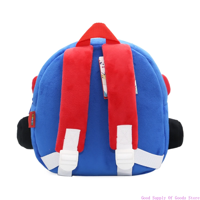 Милый стерео мультяшный автомобильный рюкзак для мальчиков и девочек 2-4 лет, школьная сумка для детского сада, детский рюкзак, плюшевый рюкзак