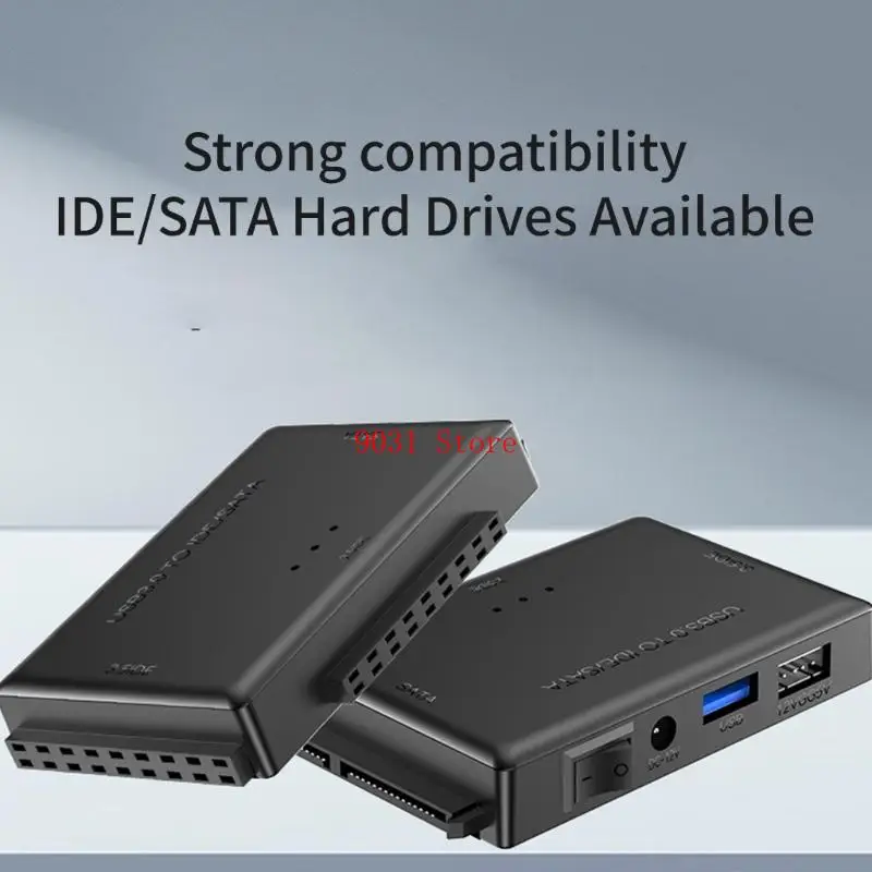 USB3.0 To IDE Converter For 2.5 3.5inch Drive Support Three Hard Disks