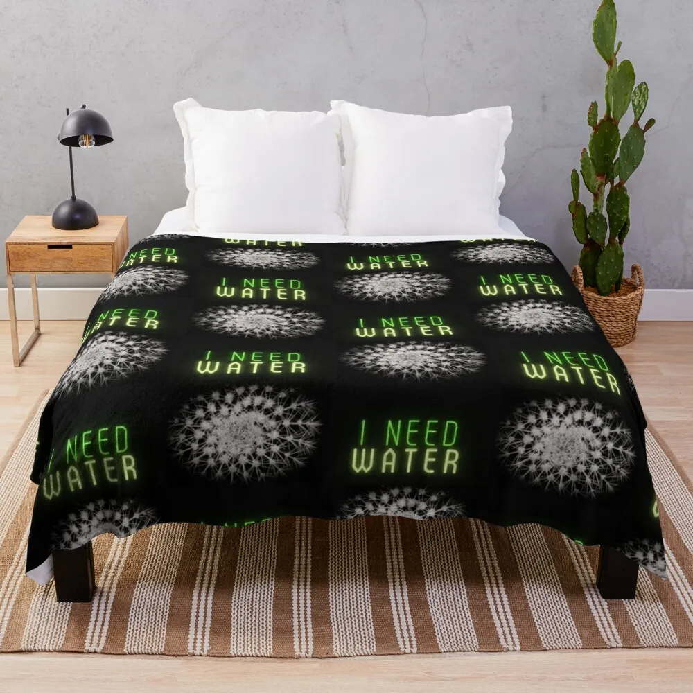 I NEED WATER Suculents Photography от Katarzyna Zachtego Плед Одеяла и пледы на заказ Одеяла для пикника