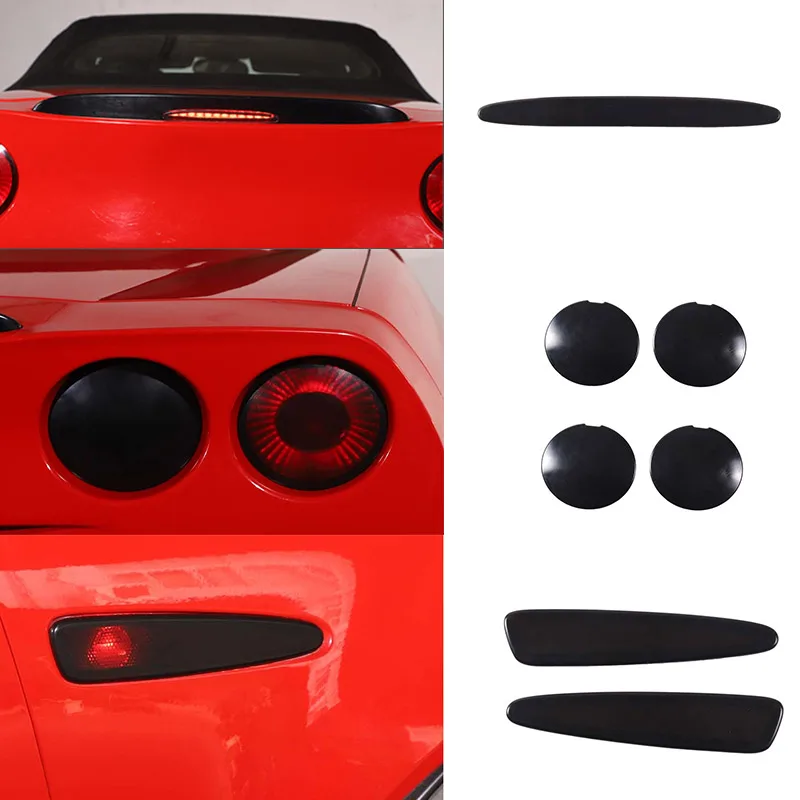 For 2005-2013 Chevrolet Corvette C6 ABS Car Styling Car Tail Light Cover Brake Light Wide Indicator Protective Cover Auto Parts