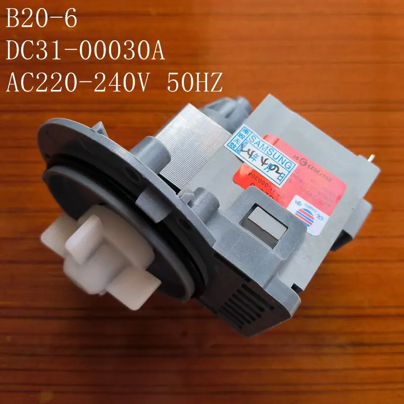 B20-6 DC31-00030A AC220-240V 50HZ Drain Pump Motor Water Outlet Motors Washing Machine Parts